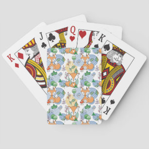 Baraja De Cartas Pequeño modelo lindo del Fox