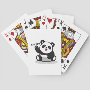 Baraja De Cartas pequeño panda lindo