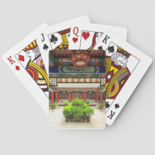 Baraja De Cartas Pequeño templo de oca salvaje, China