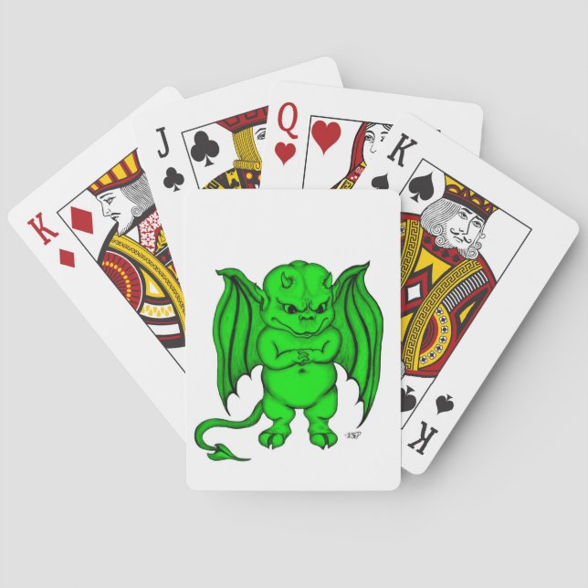 Baraja De Cartas Pequeño y desagradable diablo (Reverso)