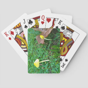 Baraja De Cartas Pequeños champiñones amarillos