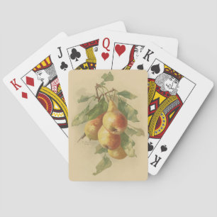 Baraja De Cartas Peras del vintage