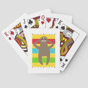 Baraja De Cartas Pereza en la playa