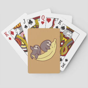 Baraja De Cartas Perezas gigantes del plátano