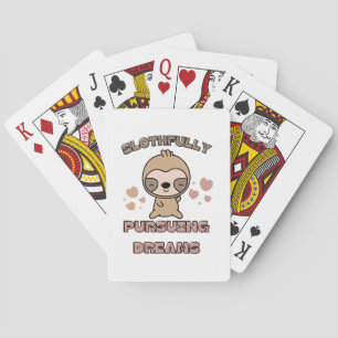 Baraja De Cartas Perezoso Kawaii Chiste De Animal