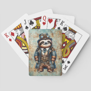 Baraja De Cartas Perezoso Steampunk