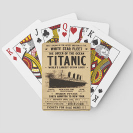 Baraja De Cartas Periódico Titanic