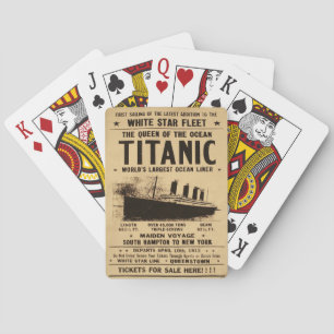 Baraja De Cartas Periódico Titanic