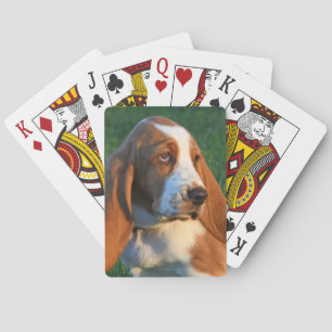Baraja De Cartas Perrito adorable de Basset Hound