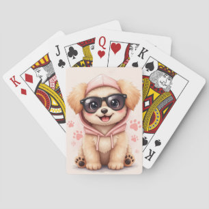 Baraja De Cartas Perrito Kawaii Maltipoo Divertido