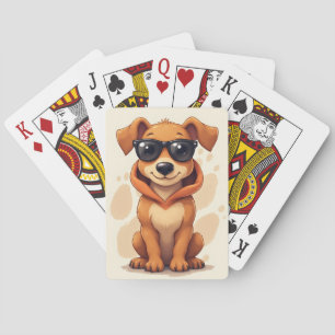 Baraja De Cartas Perrito Kawaii Rhodesian Ridgeback Divertido