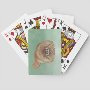 Baraja De Cartas Perrito león pequeño
