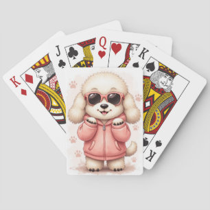 Baraja De Cartas Perro Bobo Antiguo Inglés Kawaii Divertido