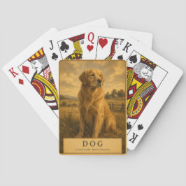 Baraja De Cartas Perro Campo Norteamericano VINTAGE