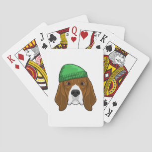 Baraja De Cartas Perro con Beanie