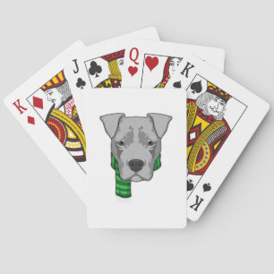 Baraja De Cartas Perro con bufanda