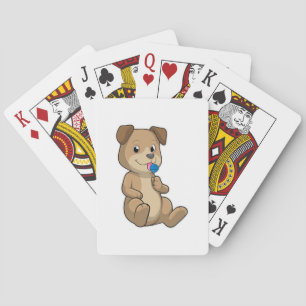Baraja De Cartas Perro con golosinas