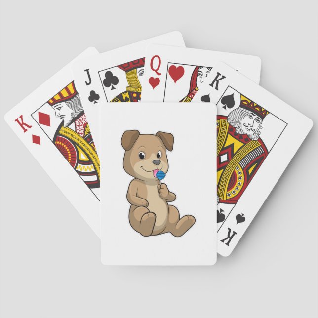 Baraja De Cartas Perro con golosinas (Reverso)