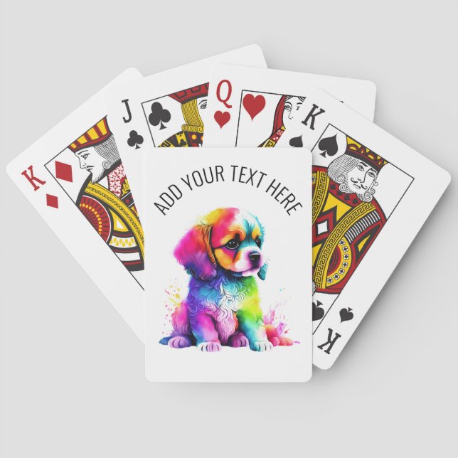 Baraja De Cartas Perro Cute (Reverso)