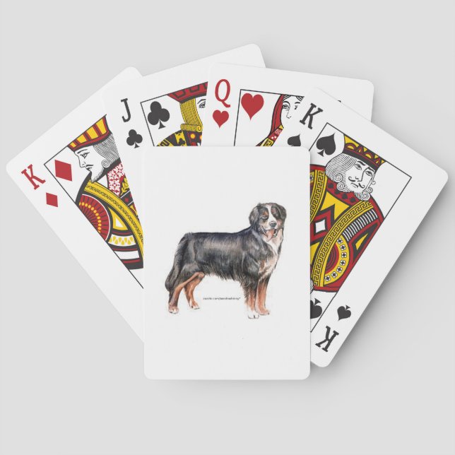 Baraja De Cartas Perro de montaña de Bernese (Reverso)