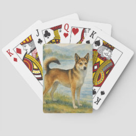 Baraja De Cartas Perro de Noruega de Lofoten