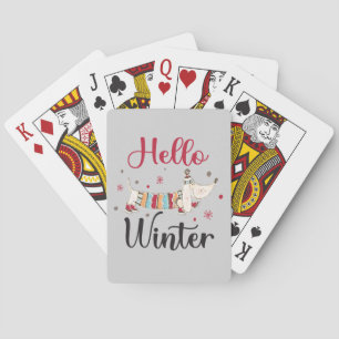 Baraja De Cartas Perro de patinaje sobre hielo