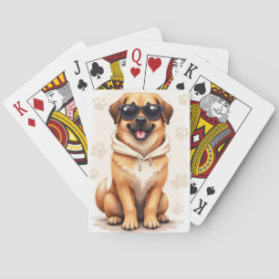 Baraja De Cartas Perro divertido de Anatolia Kawaii