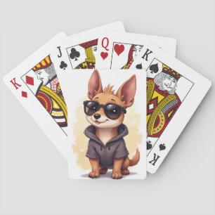 Baraja De Cartas Perro divertido Thai Ridgeback Kawaii