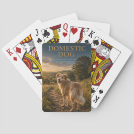 Baraja De Cartas Perro Doméstico Camino Campestre ANIMALES Póker