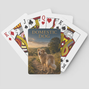 Baraja De Cartas Perro Doméstico Camino Campestre ANIMALES Póker