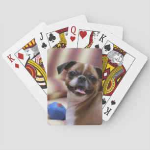 Baraja De Cartas Perro feliz con juguete