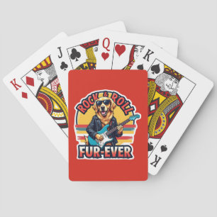 Baraja De Cartas Perro Golden Retriever Fur-Ever de Rock and Roll