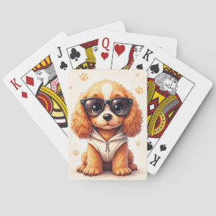 Baraja De Cartas Perro Kawaii Cocker Spaniel Divertido