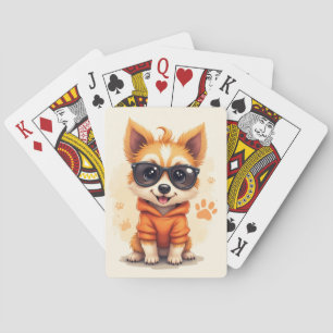 Baraja De Cartas Perro Kawaii Dandie Dinmont Terrier Divertido