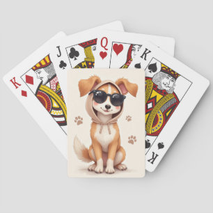 Baraja De Cartas Perro Kawaii Divertido Silken Windhound
