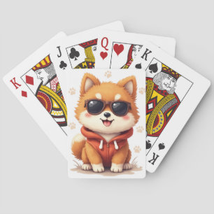 Baraja De Cartas Perro Kawaii Finnish Lapphund Divertido