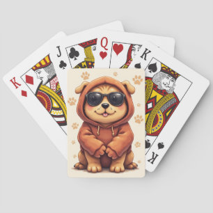 Baraja De Cartas Perro Kawaii Shar-Pei Divertido