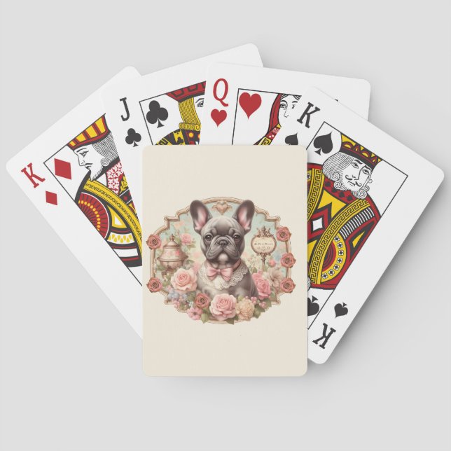 Baraja De Cartas Perro La Vie en Frenchie (Reverso)