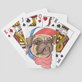 Baraja De Cartas Perro lindo del barro amasado