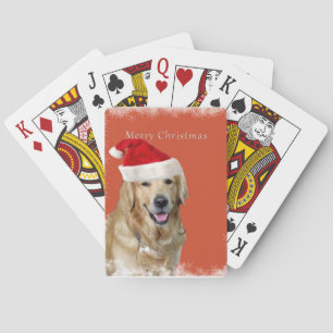 Baraja De Cartas Perro navidad