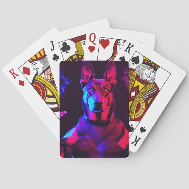 Baraja De Cartas perro pandillero (Reverso)