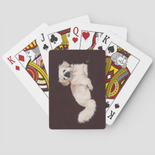 Baraja De Cartas Perro Pequinés Blanco