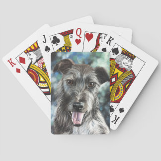 Baraja De Cartas Perro perrito de gray terrier