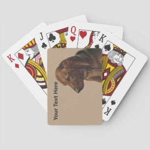 Baraja De Cartas Perro simple y su texto aquí