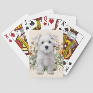 Baraja De Cartas Perro Terrier West Highland 