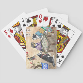Baraja De Cartas Perros de Mahjong -