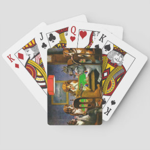 Baraja De Cartas Perros que juegan el póker