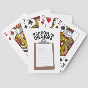 Baraja De Cartas Person In Charge