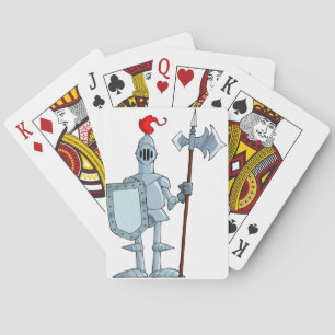 Baraja De Cartas Personaje de Caballero con Armadura Medieval