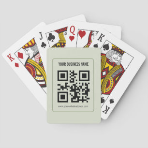 Baraja De Cartas Personaliza tu código QR y plantilla de negocio ve